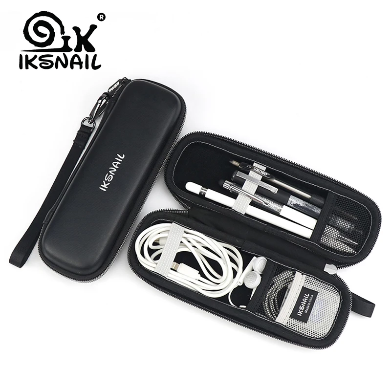 IKSNAIL Portable Shockproof EVA Hard Shell Storage Carry Case Bag Holder Pouch For Apple Airpods iPad Pencil Accessories Gadgets