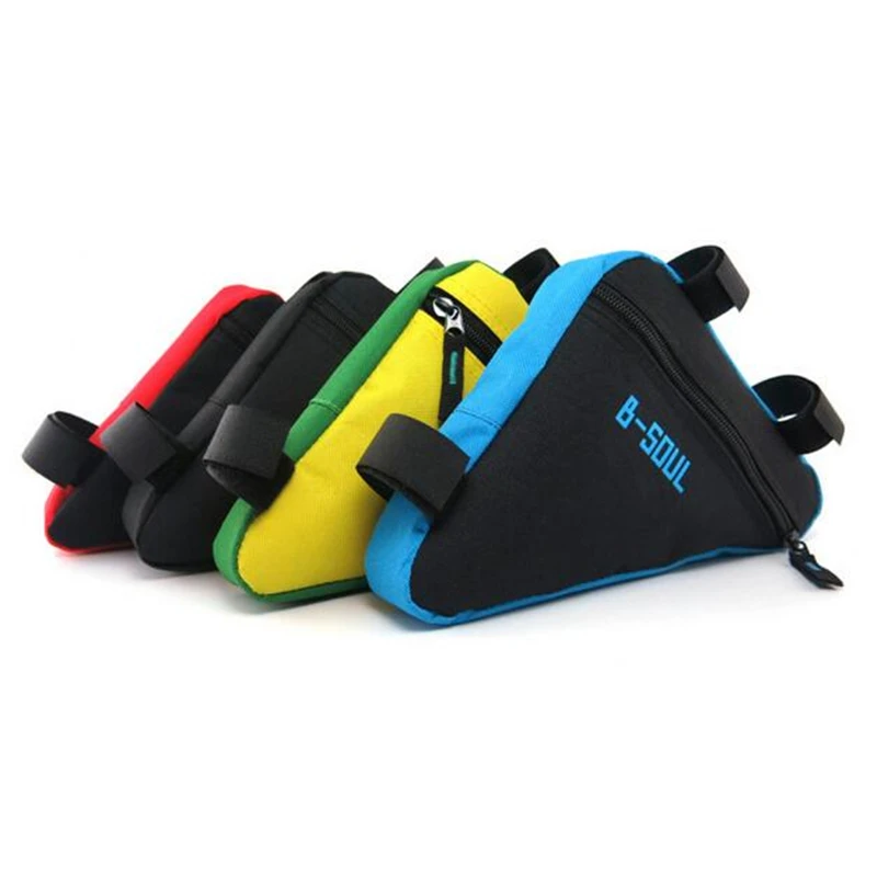 4 Colors Waterproof Triangle Cycling Bicycle Bags Front Tube Frame Bag Mountain Bike Triangle Pouch Frame Holder Saddle Bag New