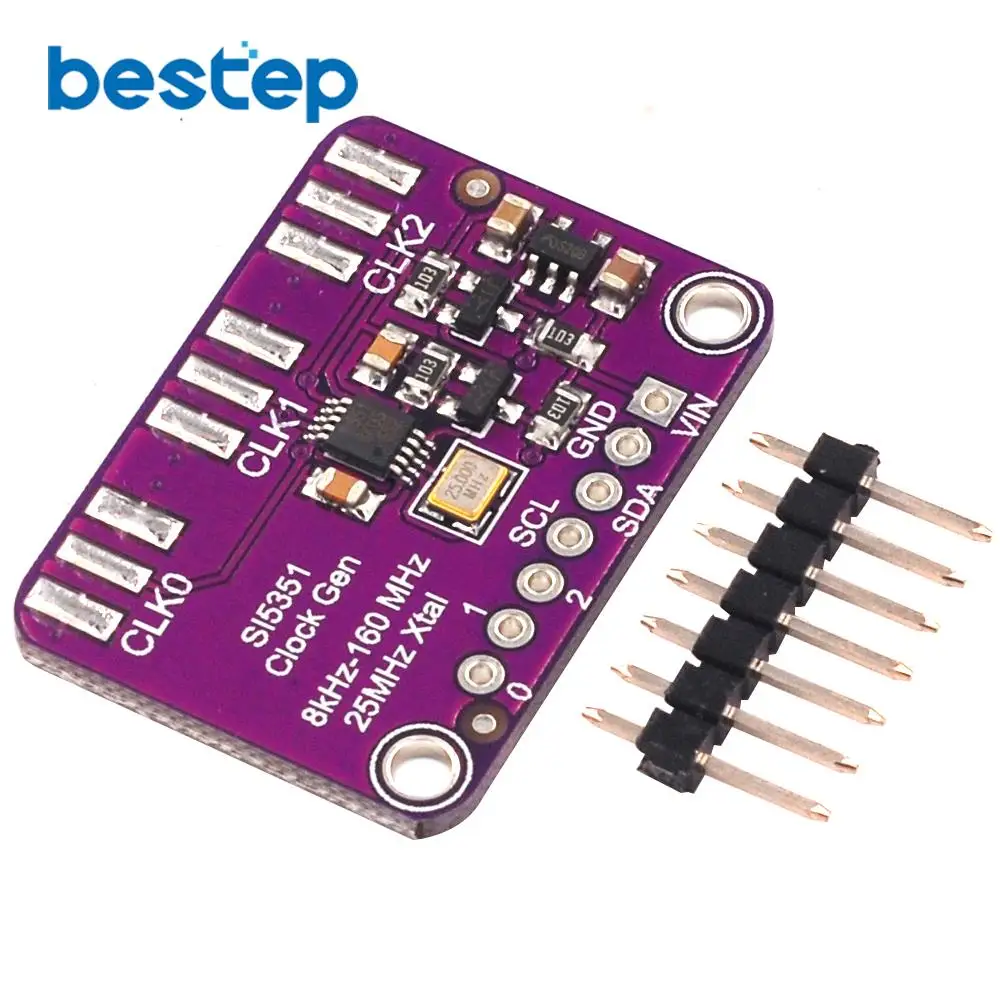 SI5351 Clock Generator Module GY-SI5351 Clock Signal Generator Module High Frequency Signal Square Wave Frequency 8KHz-160MHz