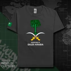 サウジアラビアサウジアラビア SA SAU 男性 tシャツファッション 2019 ジャージ国家チーム綿 100% tシャツフィットネス衣類 tシャツ新 20