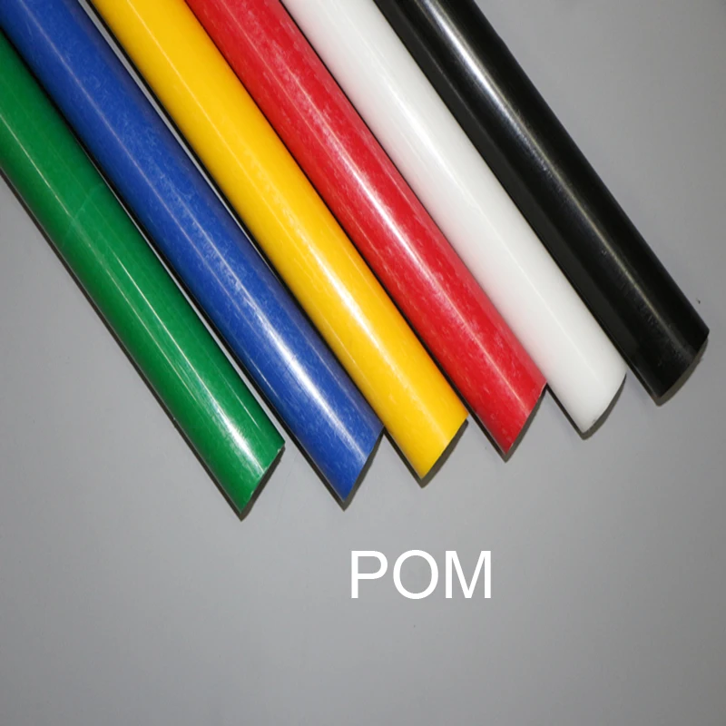 50cm colorful POM rods red blue yellow green sticks Polyoxymethylene rod stick