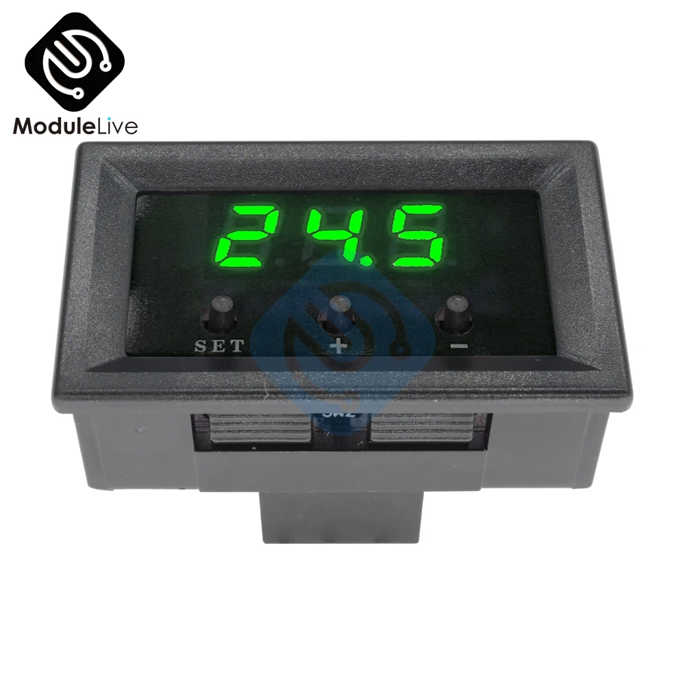 W1209 DM Mini LED termostato digitale controllo della temperatura termometro modulo interruttore Controller DC 12V sonda sensore NTC impermeabile