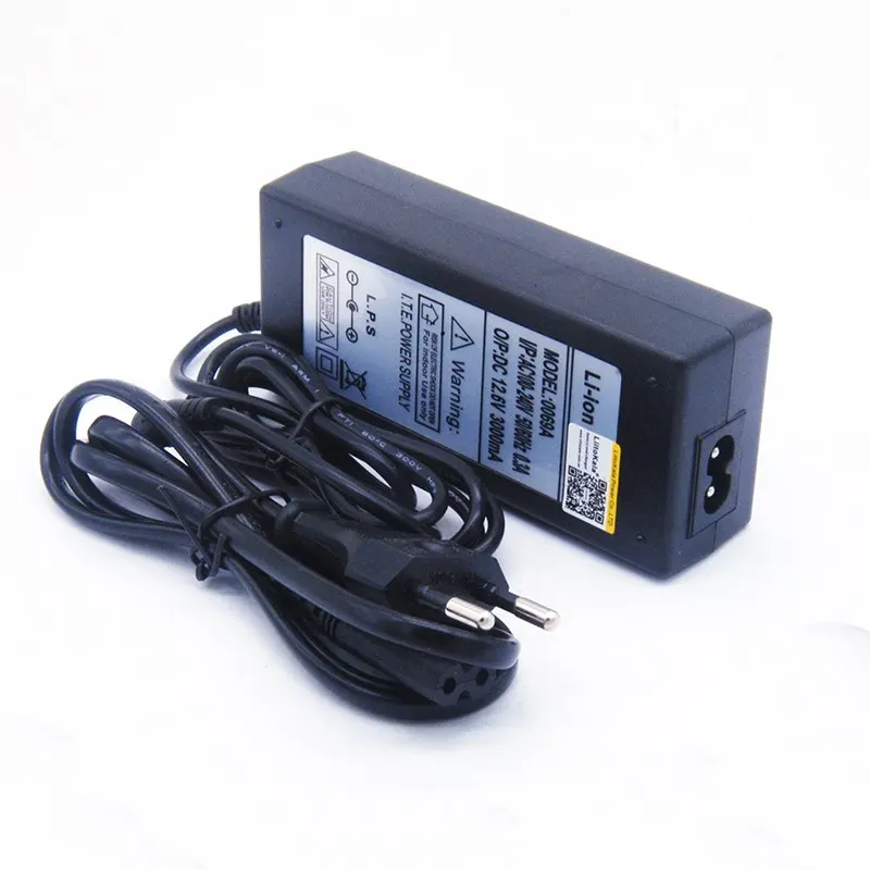 LiitoKala 3S 12.6V 3A 5A 12V Power Supply Lithium Battery Pack Li-ion Batterites Charger AC 100-240V Converter Adapter