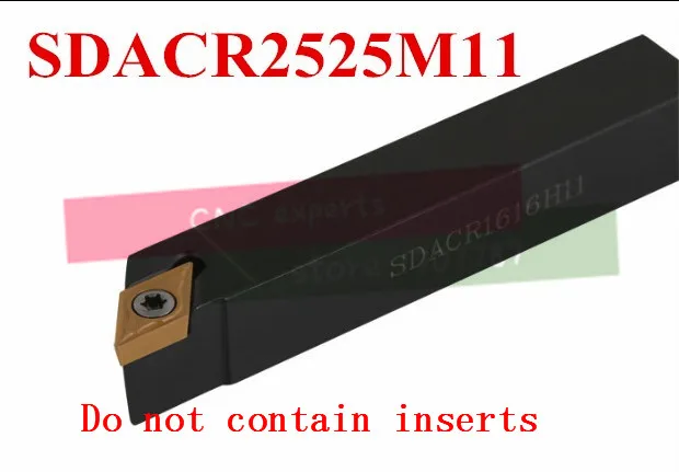 SDACR2525M11 25*25*150MM Metal Lathe Cutting Tools Lathe Machine CNC Turning Tools External Turning Tool Holder S-Type SDACR/L