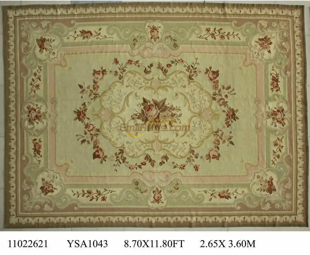 

Handmade Ethnic Style Antique Aubusson French Hand Woven Wool Carpet Aubusson Needle Oriental Carpet Hand-knotted Wool