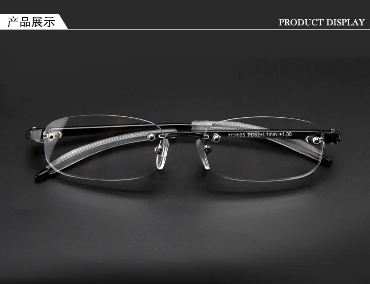 Neue rahmenlose Myopie-Brille für Männer und Frauen, ultraleichte, randlose Kurzsichtbrille, Kurzsichtbrille -1,0 -1,5 -2,0 bis -4,0 – Detail 6