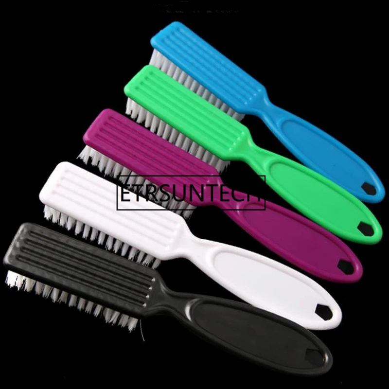 Nail Dust Scrub Nail Plastic Brush For File Manicure Pedicure Tool Dust Cleaning F1654