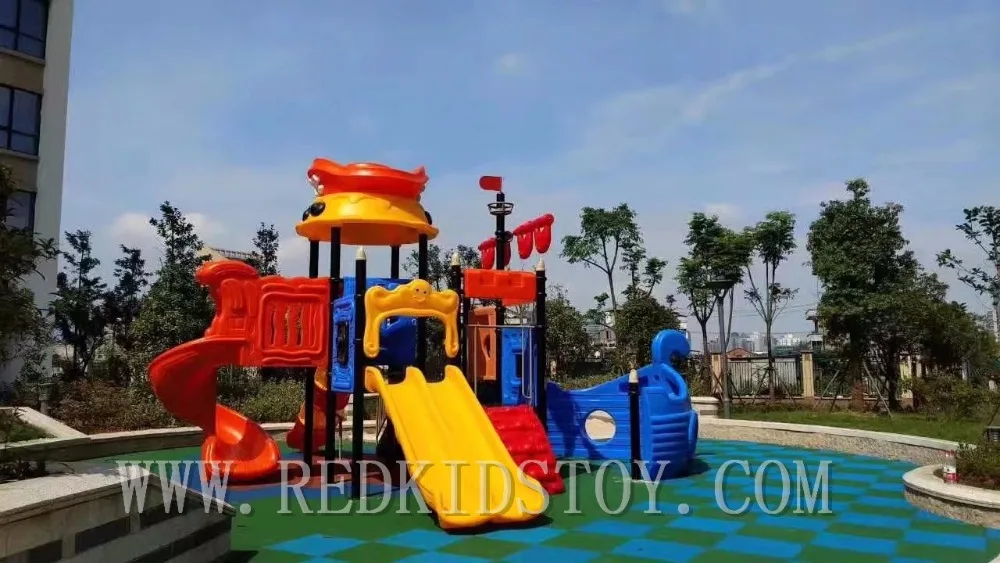 Exported to Canada Playground System Anti-rust Children Outdoor Play Slide HZ-D7146A