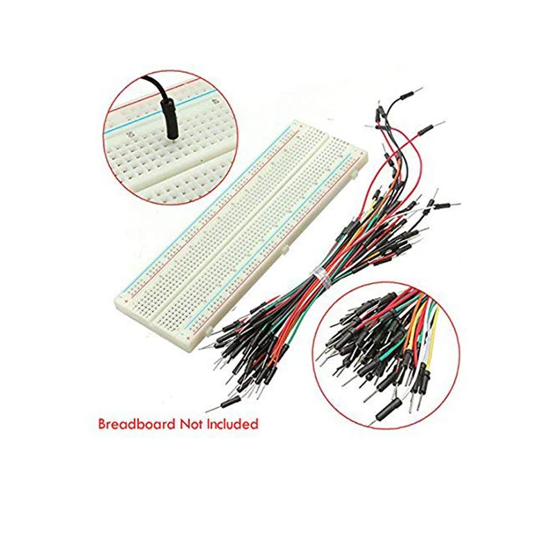 65pcs/Lot Breadboard Jumper Cables For Jump Code Wire Kit Solderless Flexible Breadboard Jumper wires Cables Bread for arduino