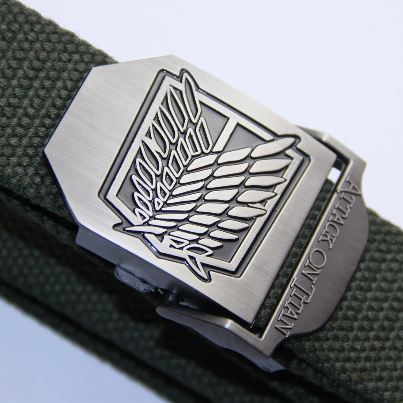 

Пояс «атака на гигантский», тактический пояс из холщовой ткани, в стиле аниме, Повседневный, с свободными крыльями