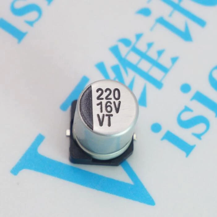 16V 220UF SMD electrolytic capacitor 6.3*7.7mm aluminum electrolytic capacitor 220UF/16V