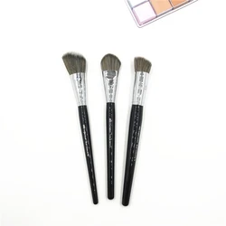 Professional Black Long Handle No.75 Contour Brush Pro No.47 Foundation Brush No.49 Angled Blush Bronzer Sculpting Make up Brush