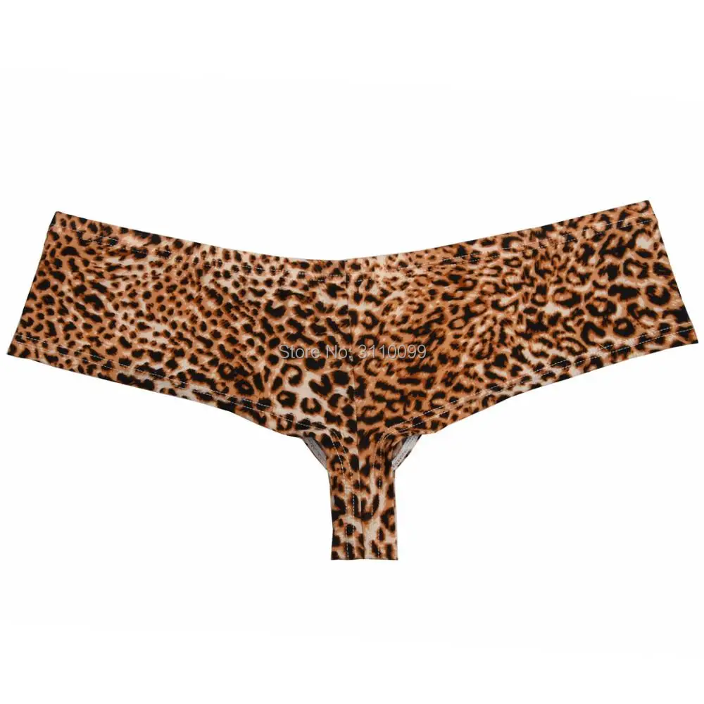 Sexy Leopard Print Bikini Men\'s Boxer Shorts Male Underpants Underwear Men Boxers Fashion Design Smooth Comfy