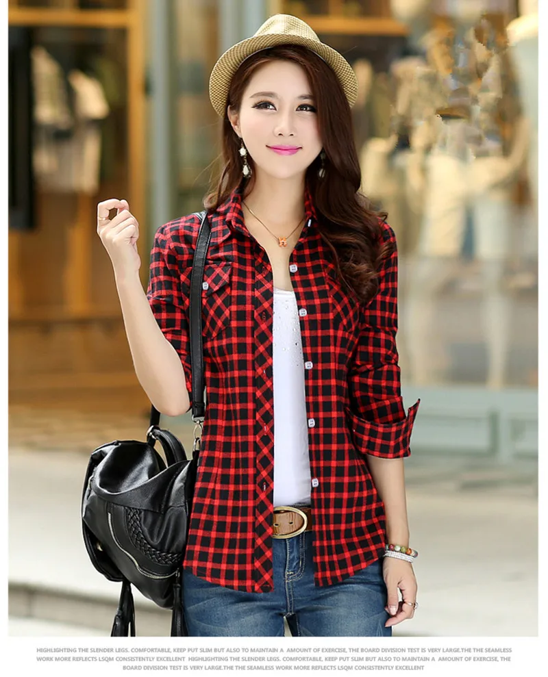 

2020 Warm Spring Winter Jacket Female Thick Velvet Shirt Plaid Long-sleeved Shirt Comfortable Fashion Cotton Shirt Women BS142