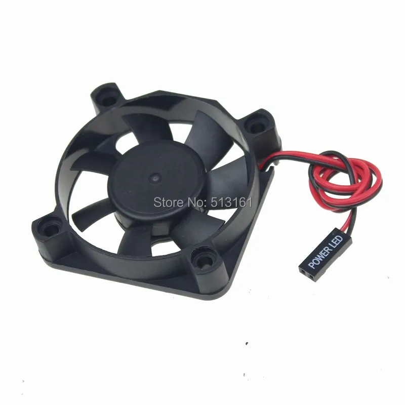 5pcs/lot Gdstime 50mm X 50mm X 10mm 5V 0.14A Dupont 2Pin Small DC Brushless Cooling Fan