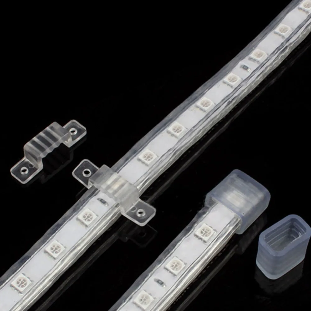 10-500pcs 8mm 10mm 12mm Width LED Fixing Silicone Mounting Clips For LED Strip A