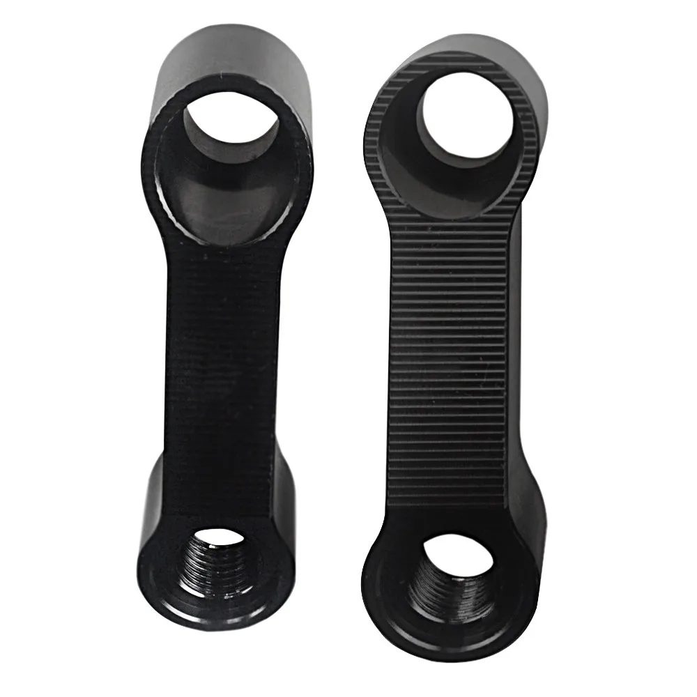 Adaptateur d'extension pour le guidon de moto noir M10 10mm, montage sur le guidon de moto, miroir et Riser