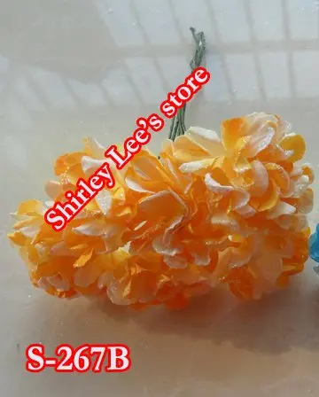 

Wholesale--144 bunches=864 Glitter paper flower-- mini glitter paper carnation