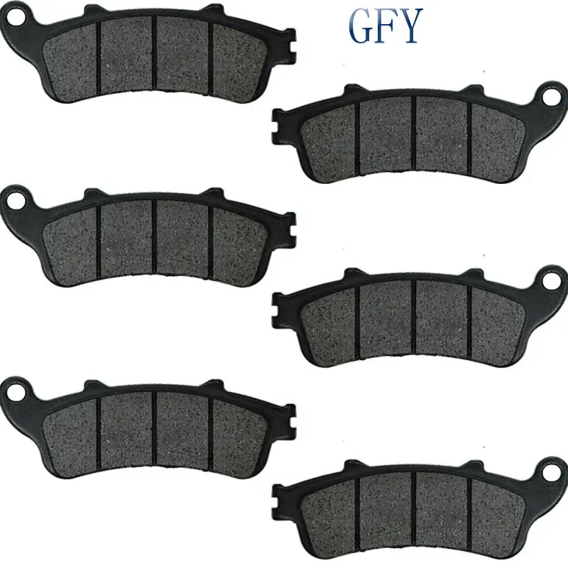 Тормозная система Motorcycle Brake Pads Front Rear For HONDA XL 1000 V3/V4/V5/V6 Varadero Non ABS 2003-2006 Тормозные колодки