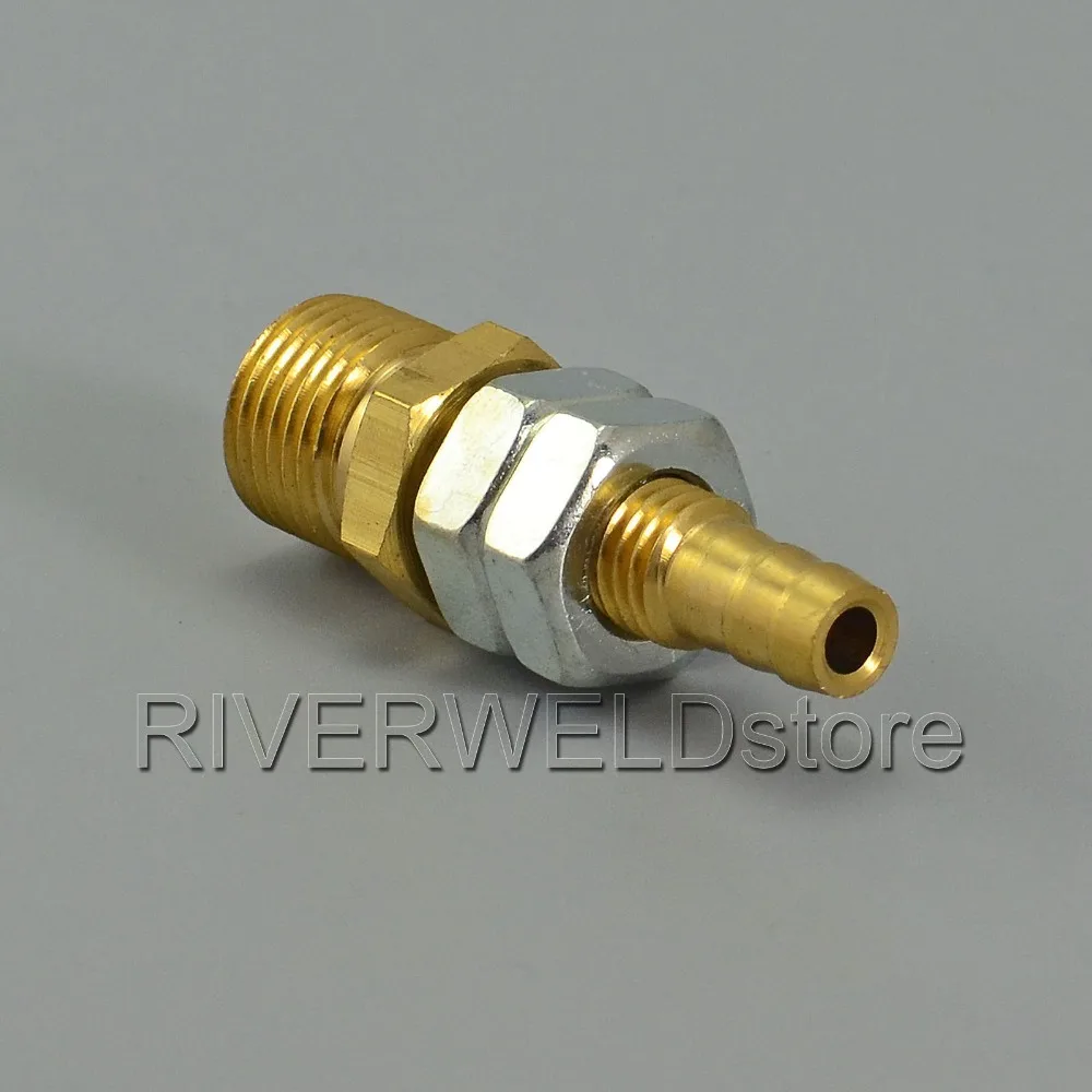 TIG Torch Fitting M16x1.5 Gas Nipple 8mm Welding Fitting Connector