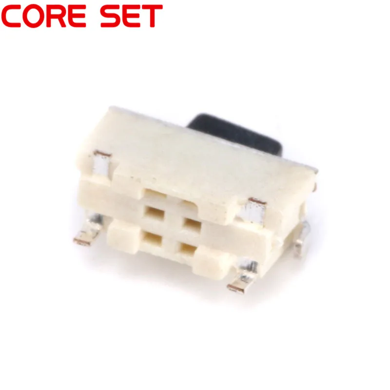 20Pcs/Lot 2x4x3.5MM Bracket Tact Switch Micro Switch 2*4*3.5mm keys Side buttons Switch SMD MP3/MP4