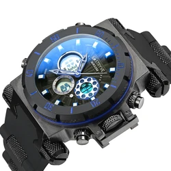 STRYVE S8015 Waterproof Mens Watches New Fashion Casual LED Digital Outdoor Sports Watch Men Multifunction Student Wrist watches