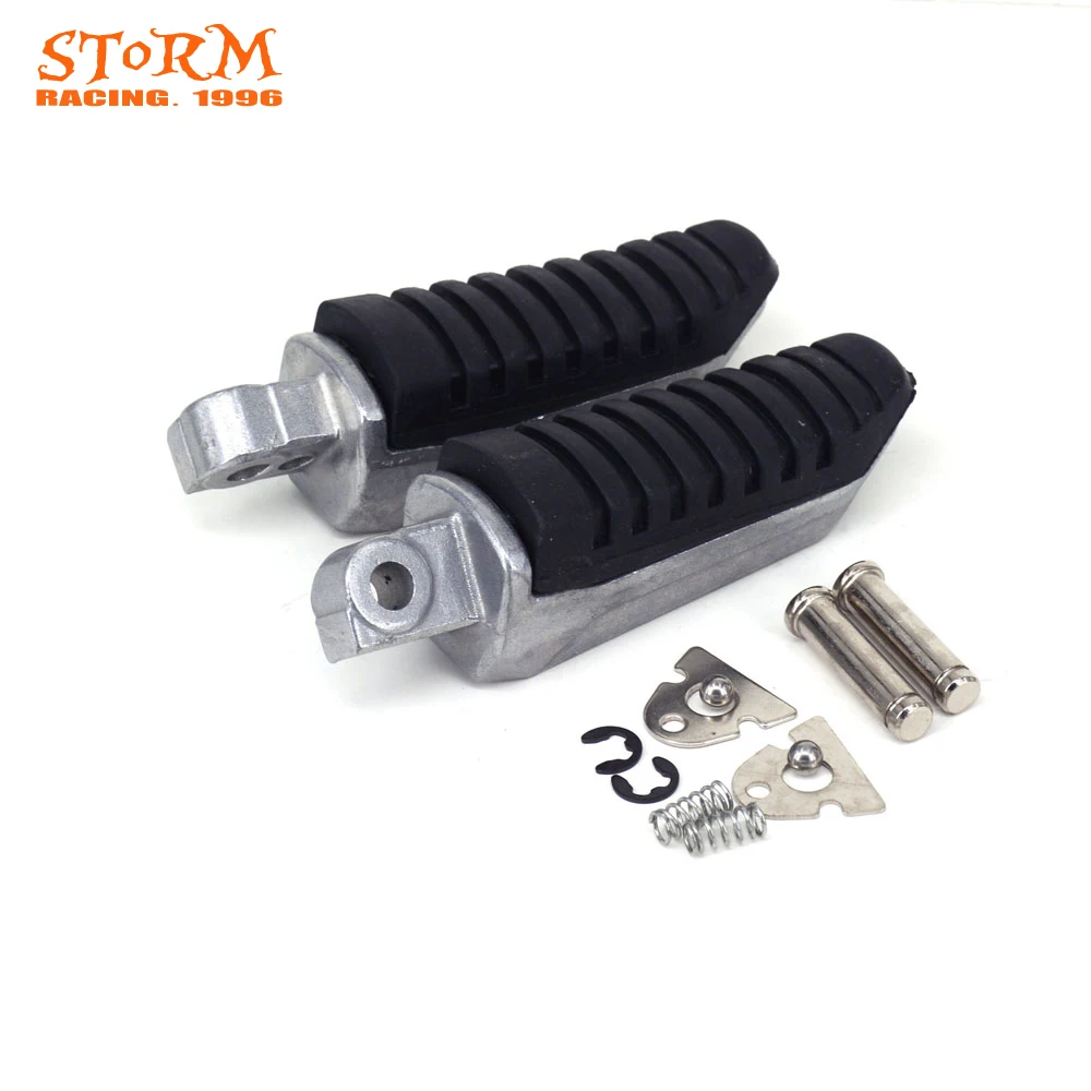 Motorcycle Rear Foot Pegs Footrest Pedals Aluminum For SUZUKI GSX1300R GSX650 GSX1400 GSXR650 V-Strom 650 1000 DL650 DL1000