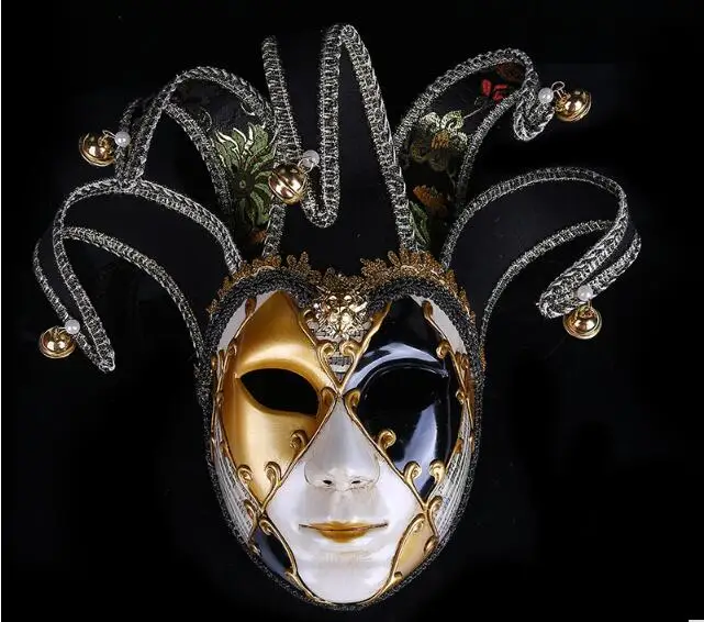 Newly high-end Venetian masquerade mask mask Europe and the United States Halloween clown mask show supplies