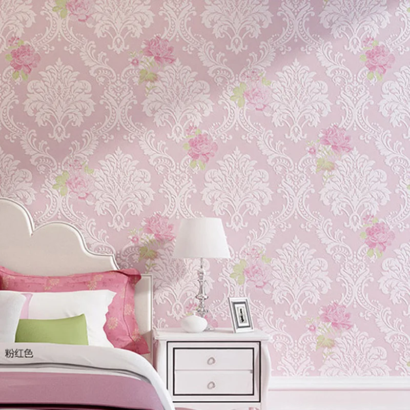 

beibehang Floral Wallpaper for walls 3 d Non-woven papel de parede 3d Wall Paper Mural Flower Wallpapers Rural Papier Peint