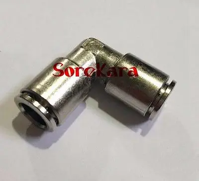 

Pneumatic Nickel Brass ELbow Push In Connector Union Quick Release Air Fitting Plumbing Fit Tube O/D 12mm