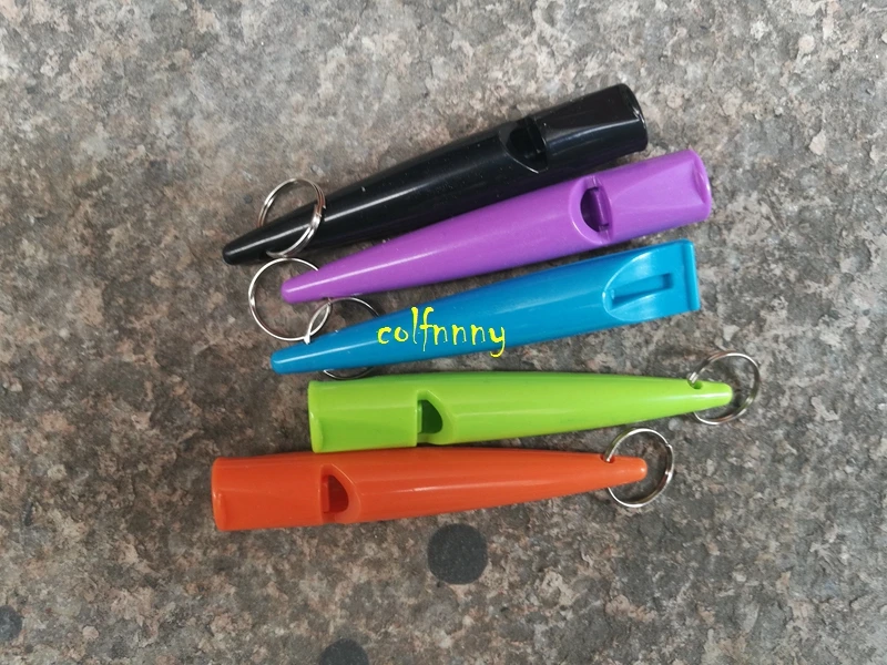 200pcs/lot Newest Dog whistle Pet Training  Plastic Whistle 5 colors