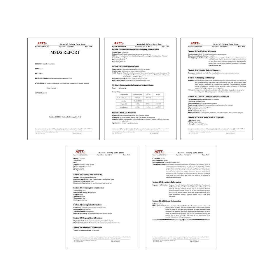 1s-2s 빠른 건조 속눈썹 접착제 10ml 개별 속눈썹 연장 골드 안료 접착제 반영구 인조 속눈썹 접착제