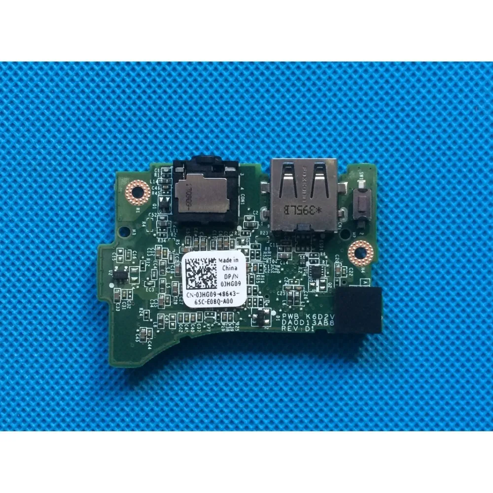 NEW Power Button / USB / Audio Port IO Circuit Board - JHG09 / 0JHG09 / CN-0JHG09 / K6D2V / DA0D13AB8D3 for Dell XPS 13 L321x