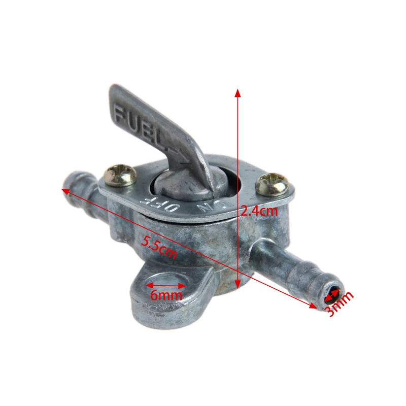 QILEJVS High Quality Inline Petrol Fuel Tap ON/OFF Switch 50cc 110cc 125cc Pit Dirt Bike Motorcycle JUN12