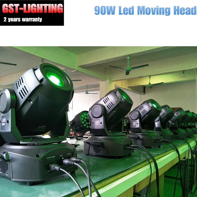 

2pcs Free Shipping Hot-sale Moving Head Light/USA Luminums 90W LED DJ Spot Light