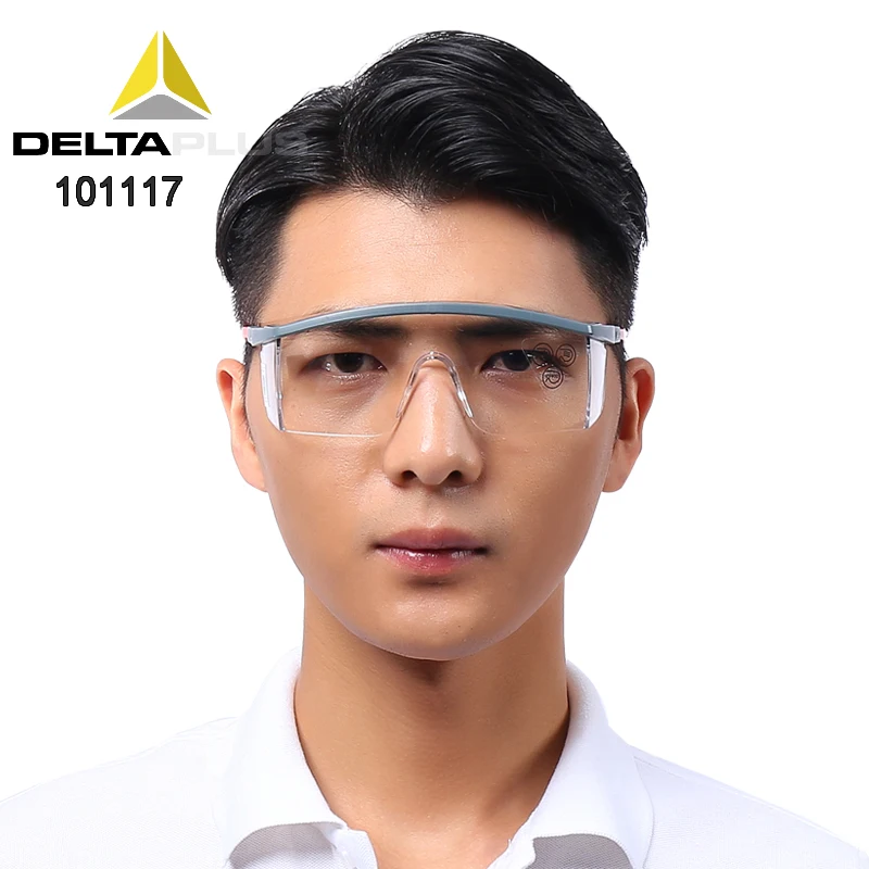 DELTA PLUS 101117  Transparent 101113 gray safety glasses high quality Anti-shock  protective glasses Anti-UV goggle