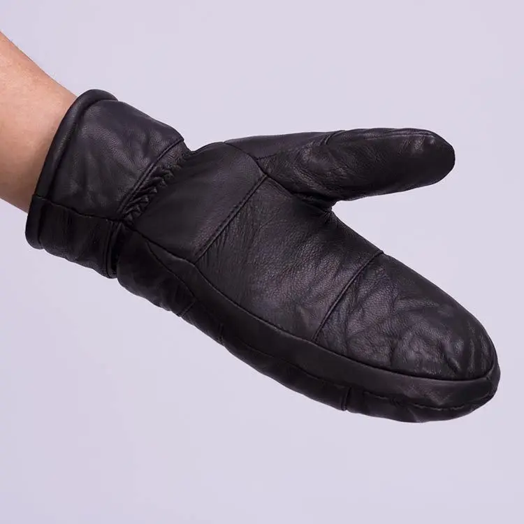 Guantes de piel de oveja auténtica para hombre, manoplas suaves para exteriores, diseño de moda, venta al por mayor