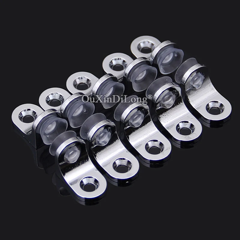 High Quality 500PCS 22mm*14mm Metal Glass Brackets Frame Wooden Shelf Support Holder Brackets Furniture Hardware w Screws