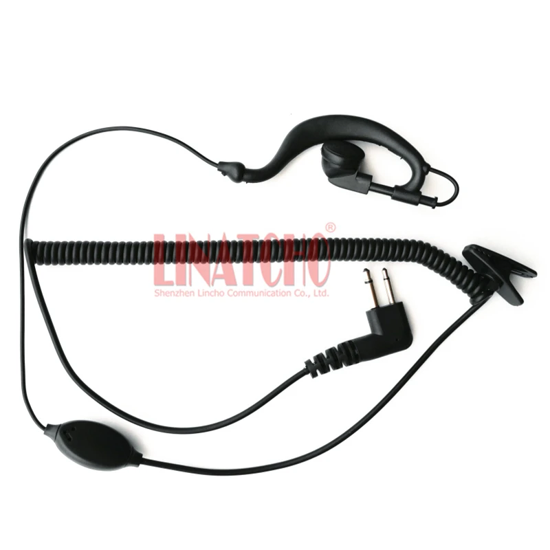 cheap Winding line retractable PTT GP68 GP88 GP88S walkie talkies earpiece earphone