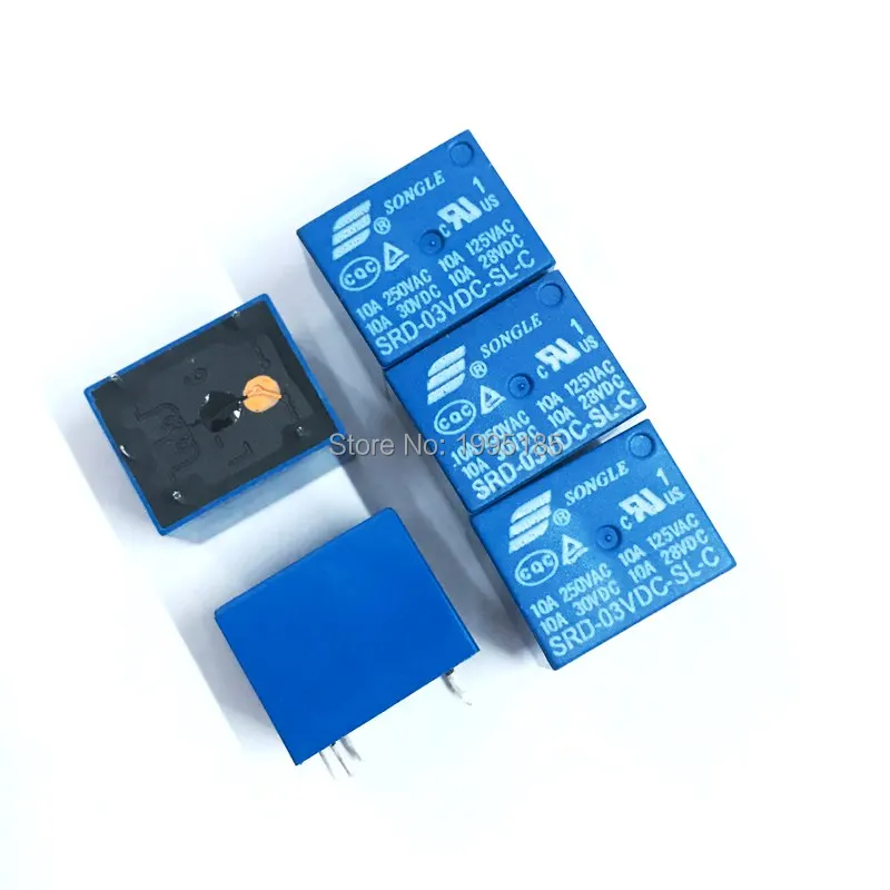 5PCS Relays SRD-03V…