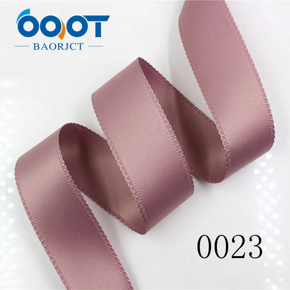 OOOT BAORJCT 181304 38mm 10 yard solid color bilateral flower ribbon Wedding decorative ribbons,gift wrap,DIY handmade materials