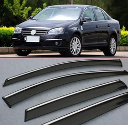 For VW Jetta MK5 2009 2010 2011 Window Wind Deflector Visor Rain/Sun Guard Vent Car Accessories Stickers