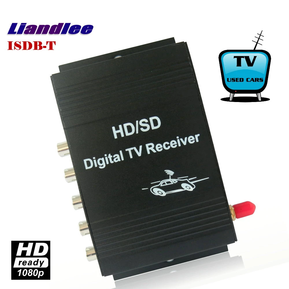 Car Digital TV Receiver Mobile SDHD 1080P CVBS Turner Host Antenna For South America / Model ISDB-T-M-288X-1