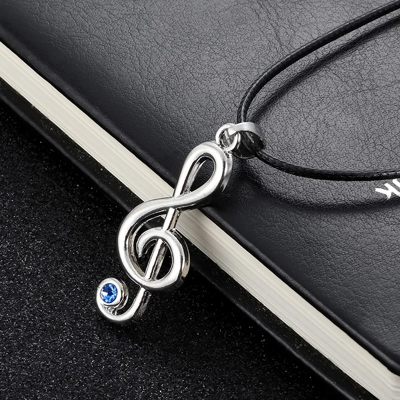 High Quality Jewelry musical note Necklace For Lover Gift Musical note Rhythm Fashion Women Long Necklace Jewelry Gifts