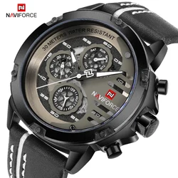 New NAVIFORCE Men's Creative Sport Military Watch Men Business Clock Watch Male Luxurious Casual Wristwatches Relogio Masculino