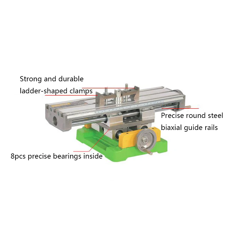 

X Y Milling Table Vise Milling Working Cross Worktable For Milling Machine X Y-axis Adjustment Compound Table Bench Drill