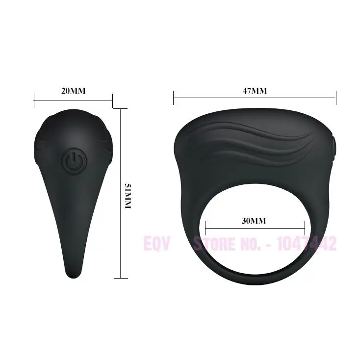 Pretty Love Silicon Vibrating Cock Ring, Penis Ring Vibrator Cockring Sex toys for men couples, Adult Toy Anillo Vibrador.