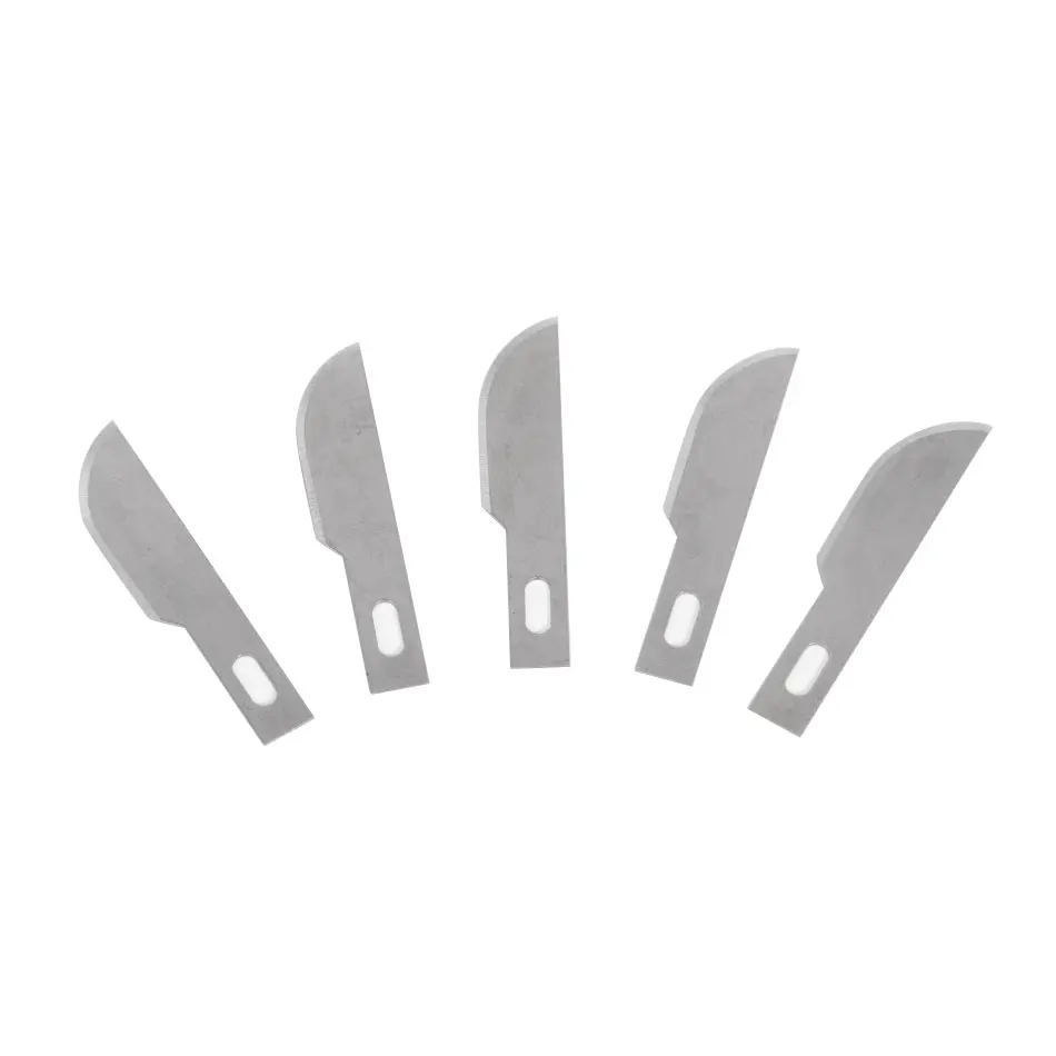 DIYFIX 5pcs 10# Steel Blades for Engraving Craft Sculpture Knife Scalpel Cutting Tool Wood Carving Tools Mobile Phone PCB Repair