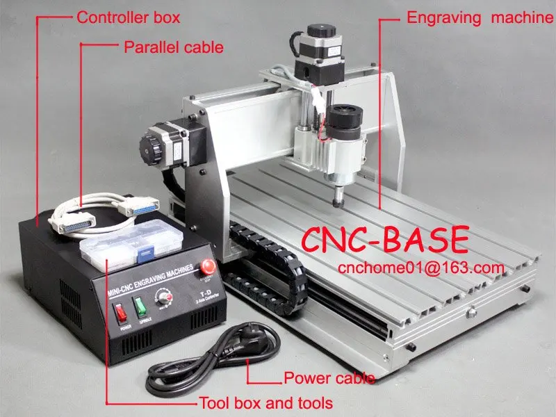 

upgraded 300W CNC router 3040 cnc engraving machine / pcb milling machine / wood carving router engraver