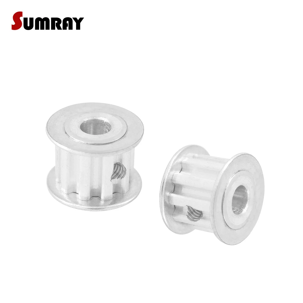 2pcs XL 10T Transmission Pulley 4/5/6/6.35mm Inner Bore 11mm Width Timing Belt Pulley for CNC Machine